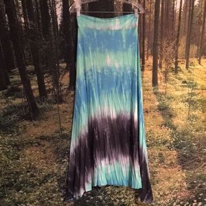 Super-soft Tie-dye Maxi Skirt